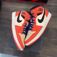 Team Orange Black Jordan 1 Mid SE (USED)