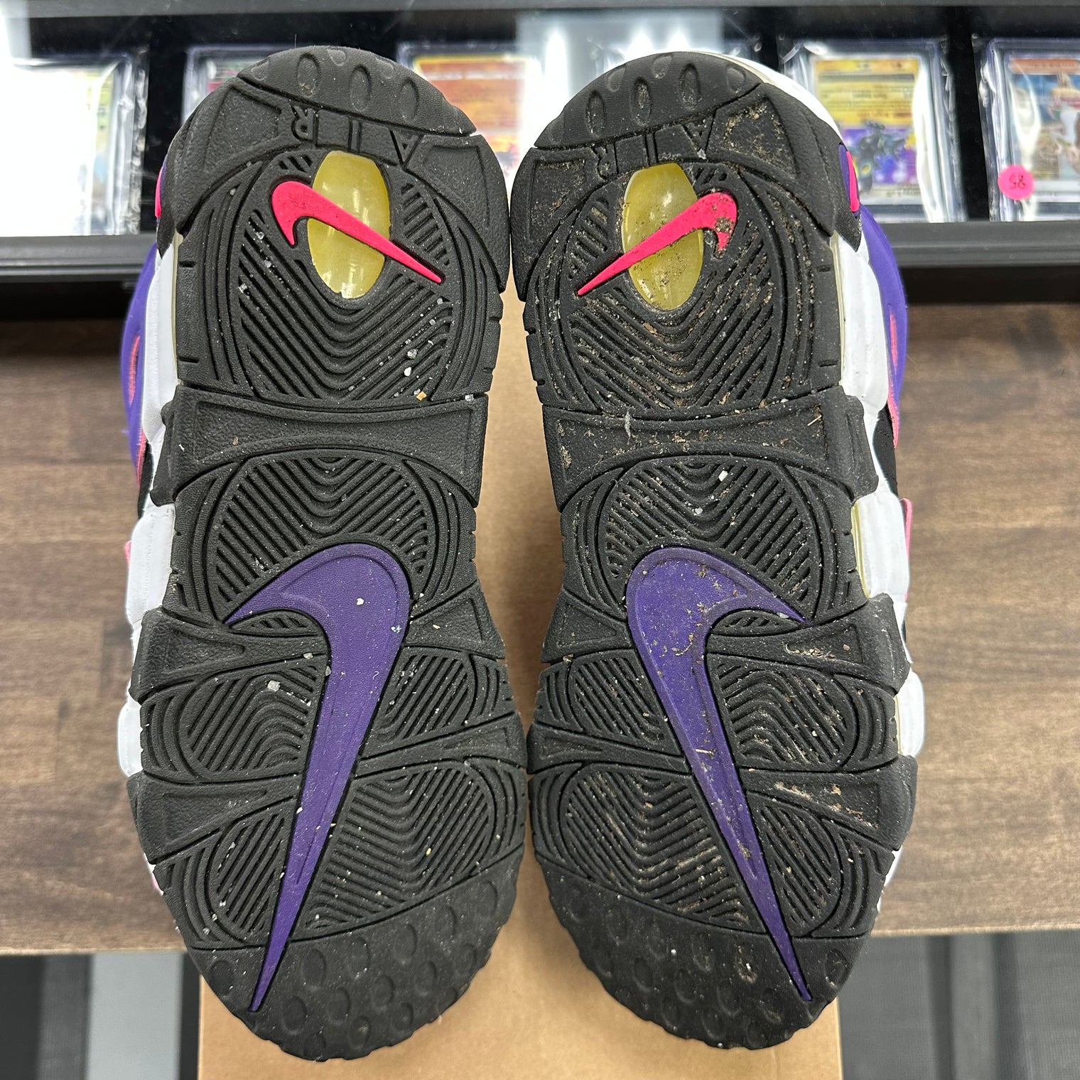 Black Court Purple Air More Uptempo 96 (USED, No Box)