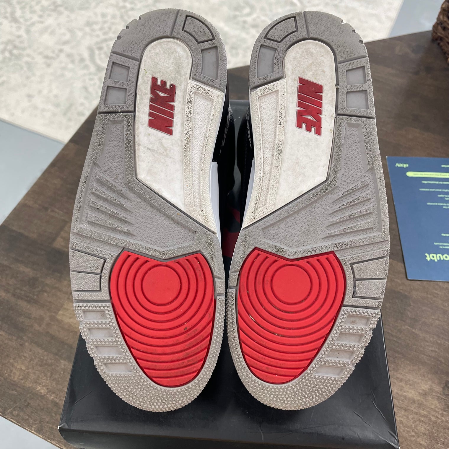 Black Cement Jordan 3 (2018) (USED)