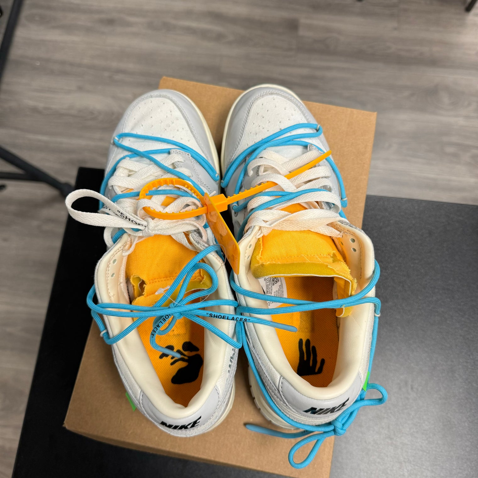 Off-White Lot 2 Dunk Low (USED, No Box)