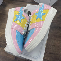 Tri-Color Pink A Bathing Ape Sta Low (2018) (USED)