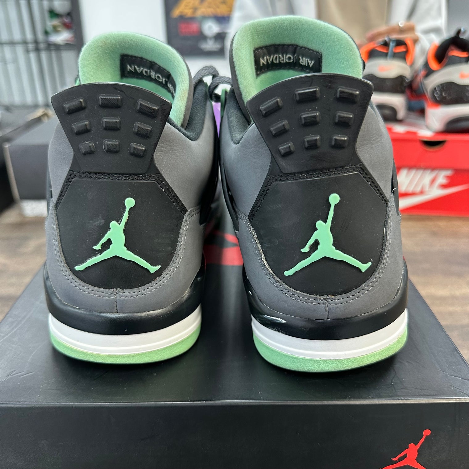 Green Glow Jordan 4 Retro (USED)