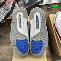 Racer Blue Jordan 3 Retro (USED, No Box)