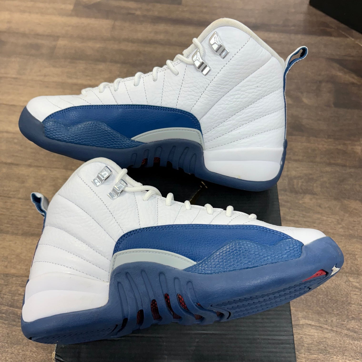 French Blue Jordan 12 (GS) (USED, Replacement Box)