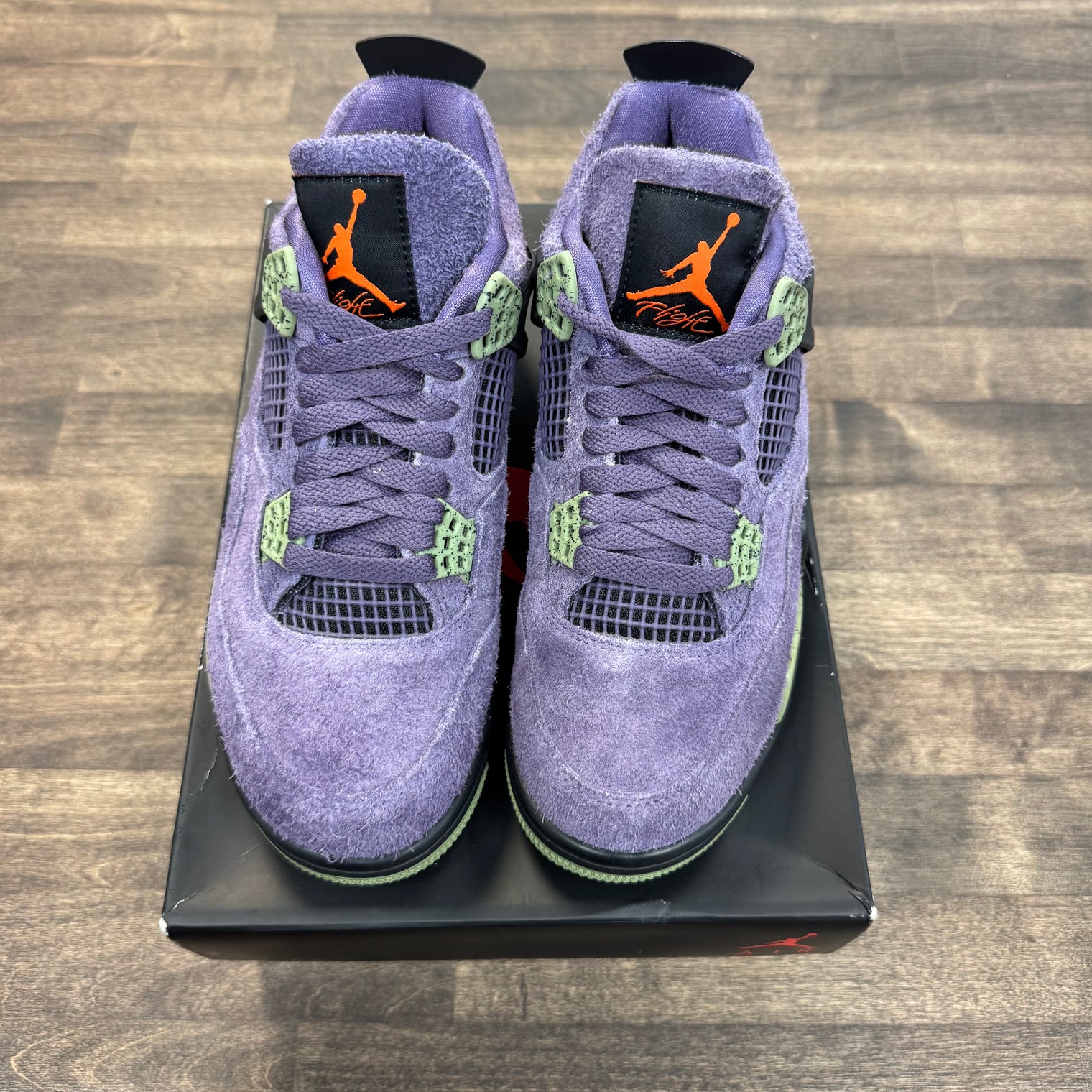 (W) Canyon Purple Jordan 4 (USED)