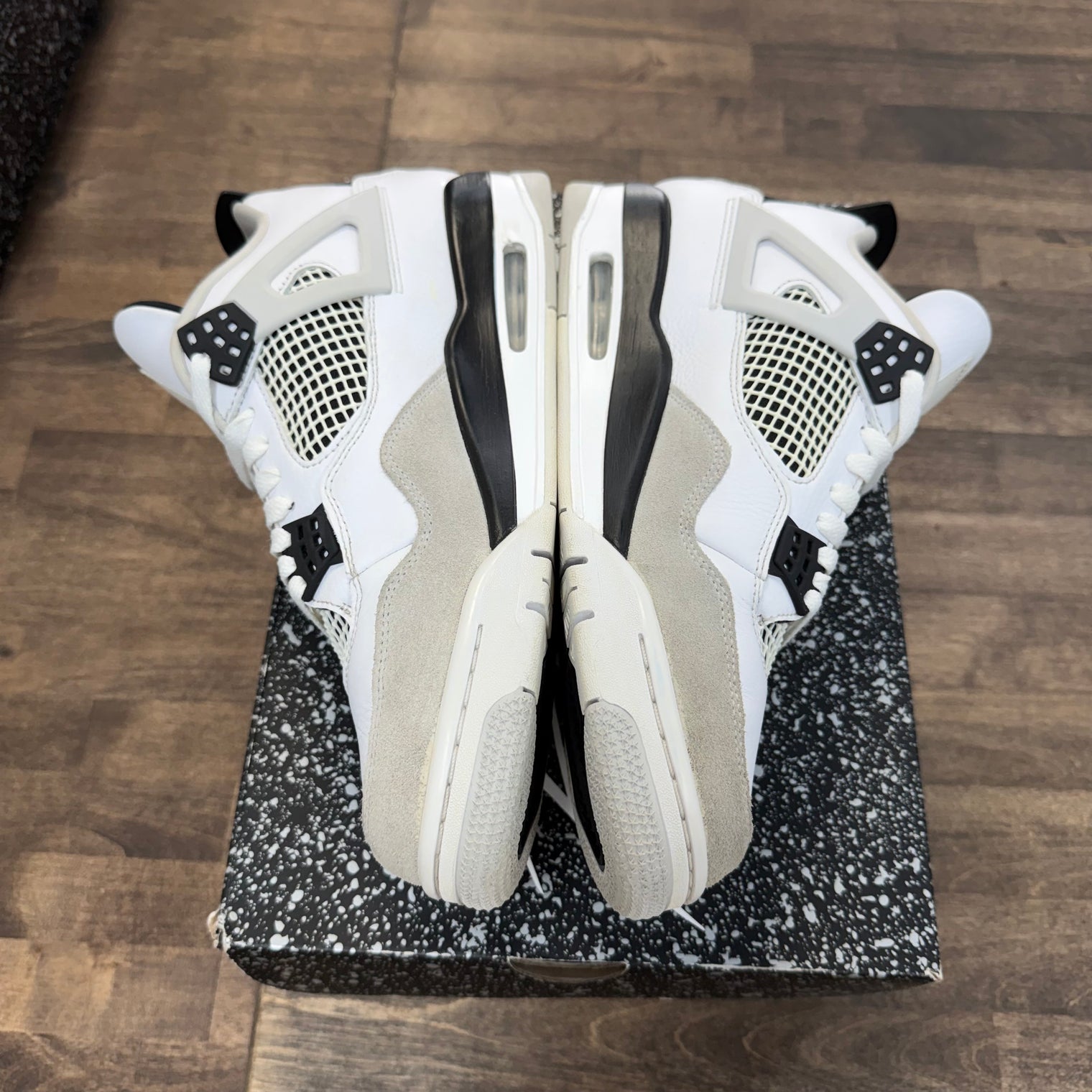 Military Black Jordan 4 Retro (Used)