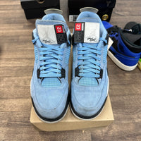University Blue Jordan 4 Retro (USED, No Box)