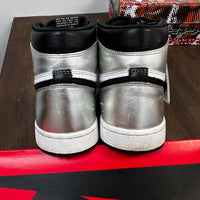 (W) Silver Toe Jordan 1 High (USED)