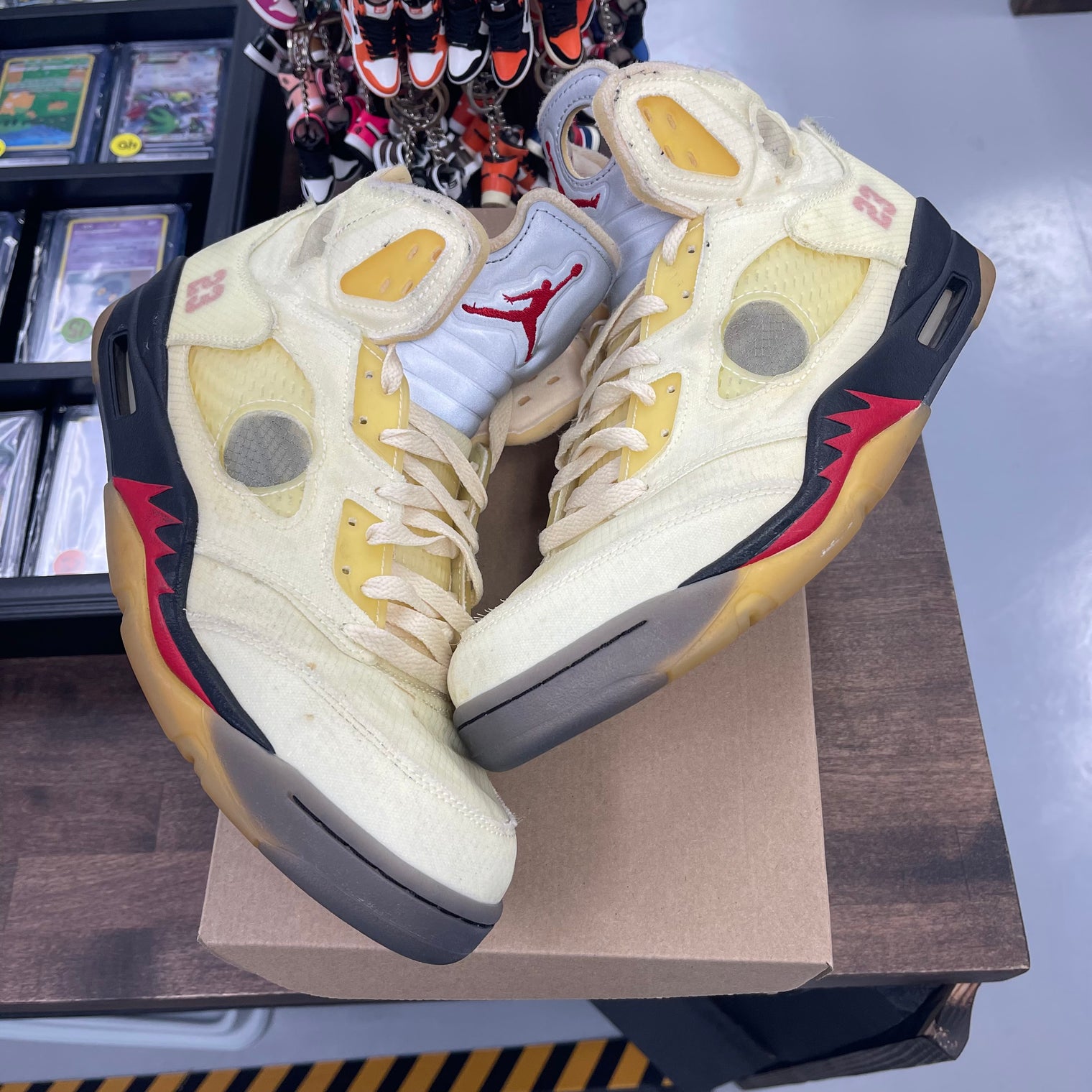 Sail Off-White Jordan 5 (USED, No Box)