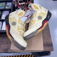 Sail Off-White Jordan 5 (USED, No Box)