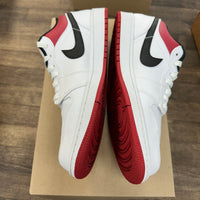 White Gym Red Jordan 1 Low (USED, No Box)