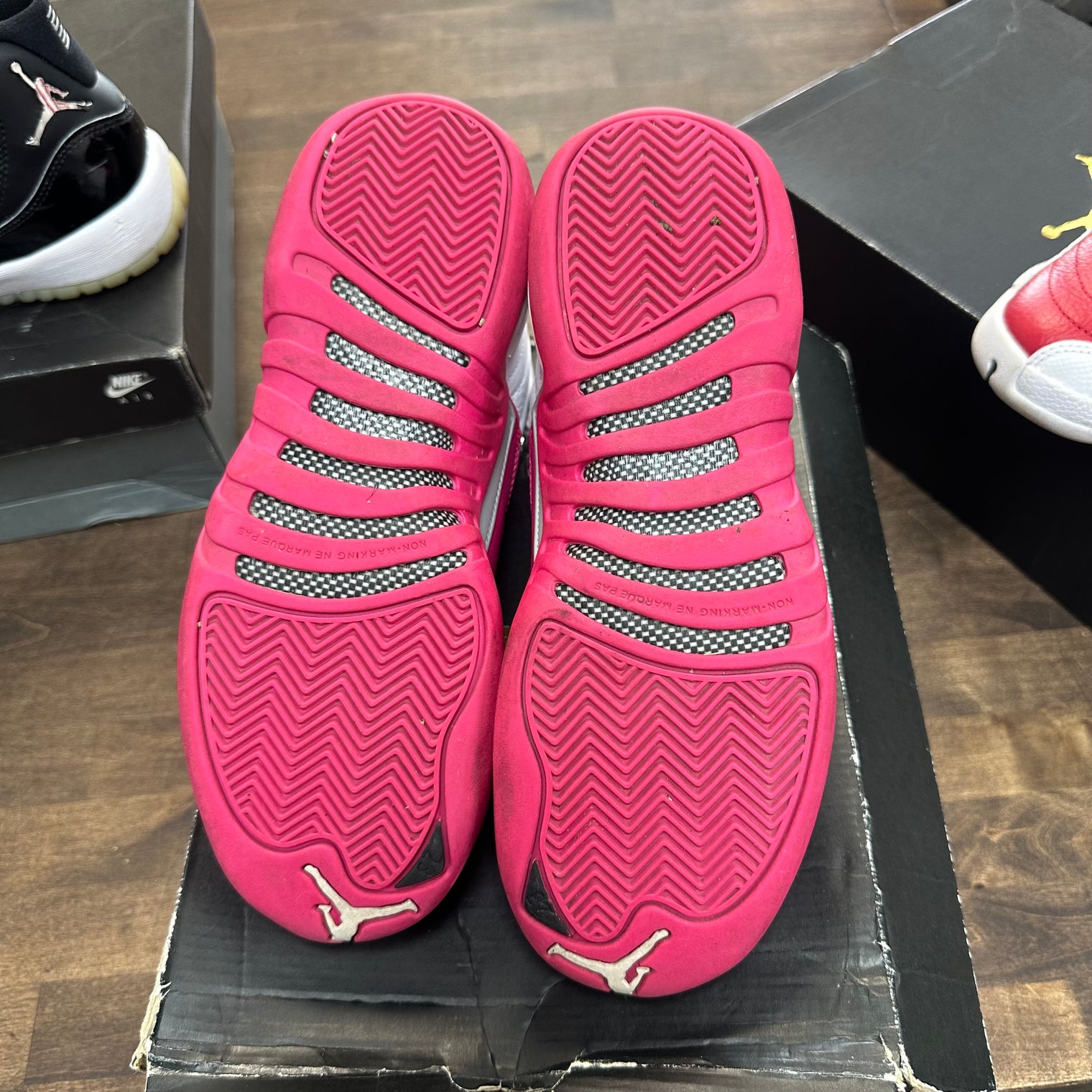 Dynamic Pink Jordan 12 (GS) (USED)