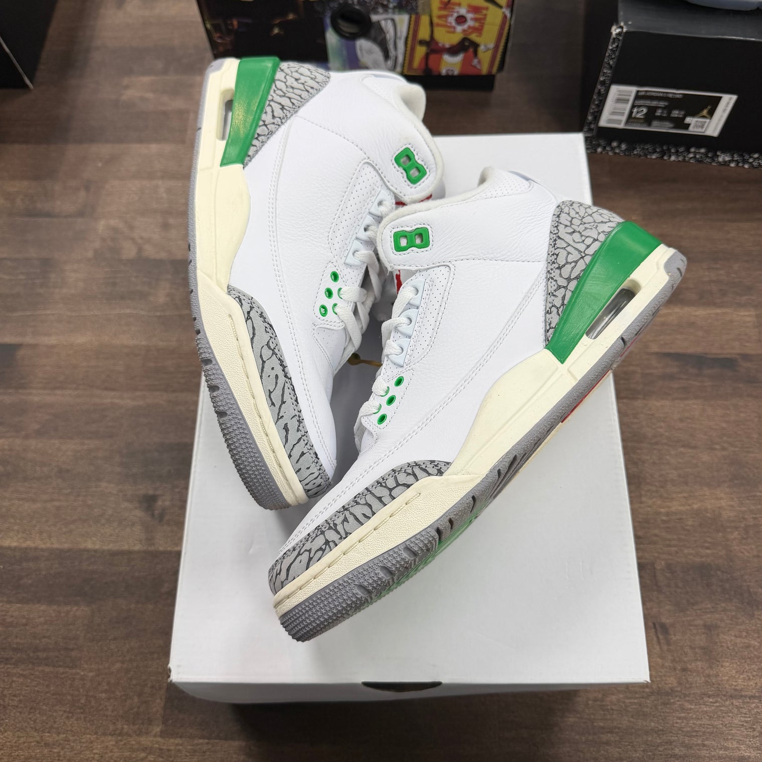 Lucky Green Jordan 3 Retro (Women's) (USED)