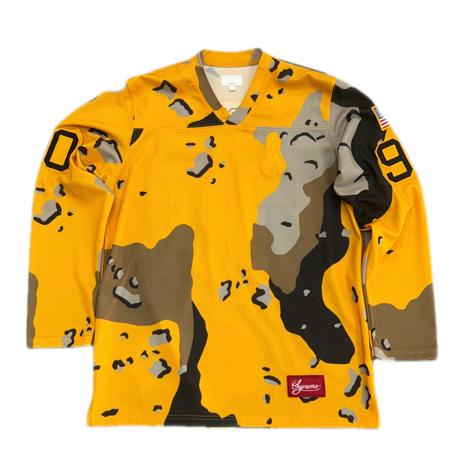 Supreme Desert Camo Hockey Top Yellow (FW14) (Pre-Owned)