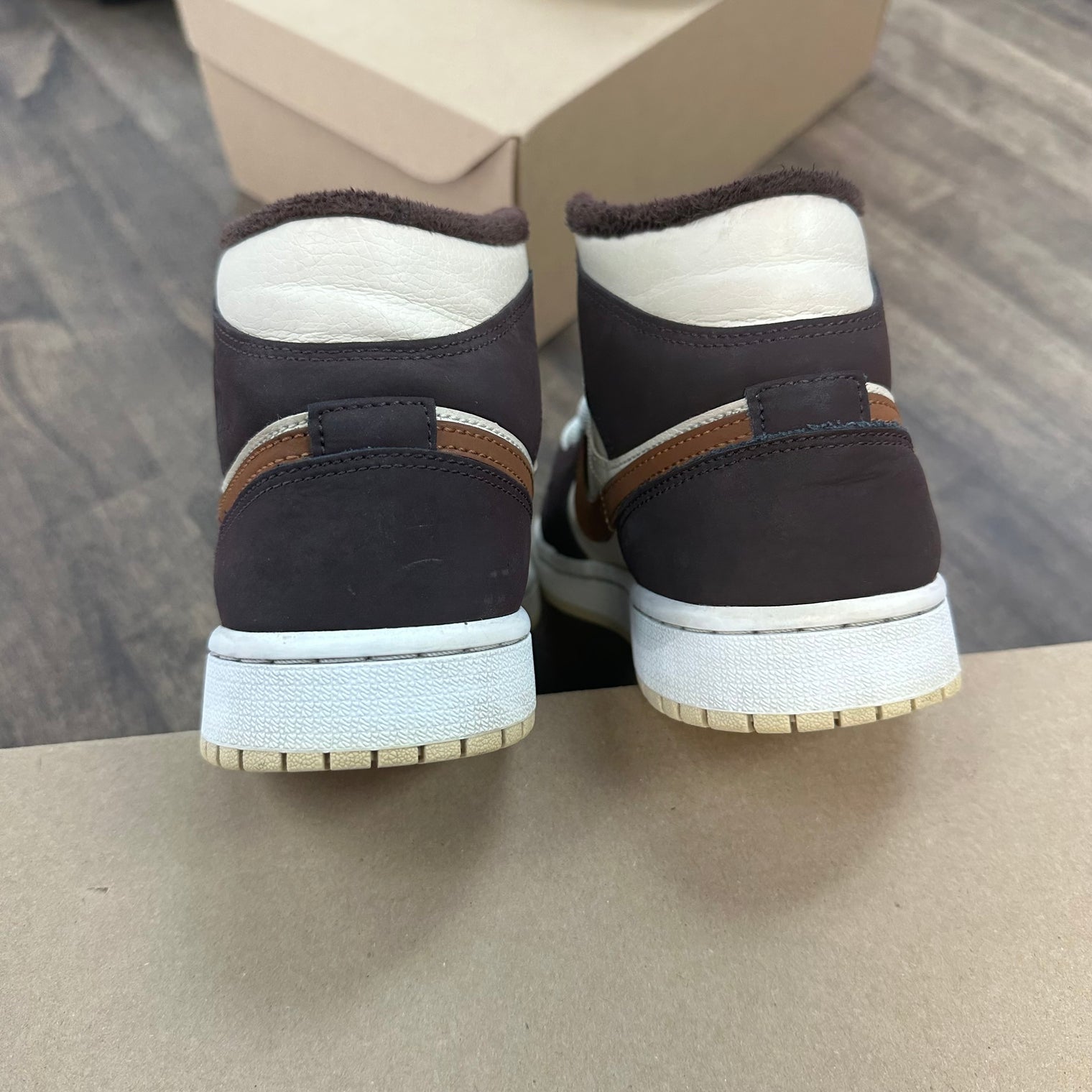 Brown Basalt Oatmeal Jordan 1 Mid SE (W) (USED, No Box)