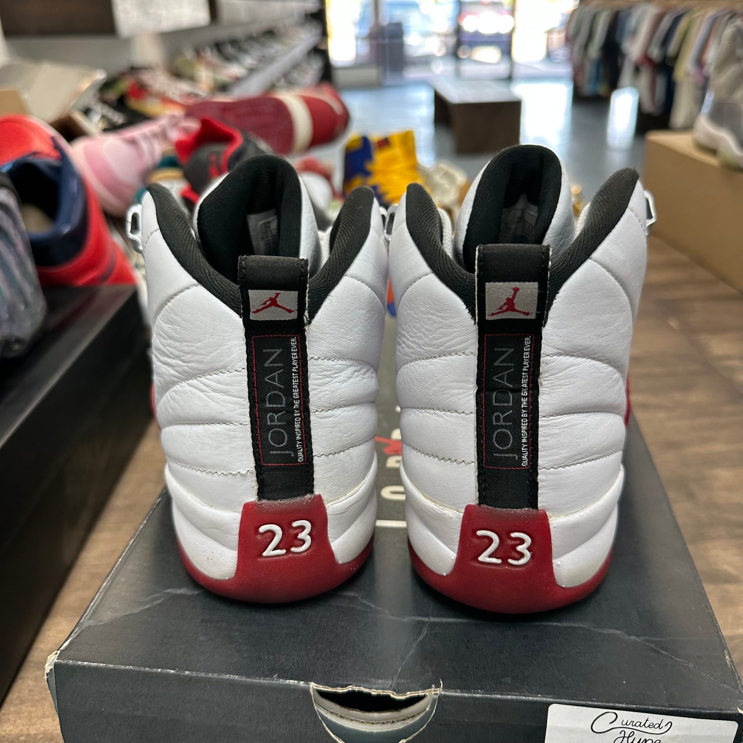 Cherry Jordan 12 (GS) (USED,Replacement Box)