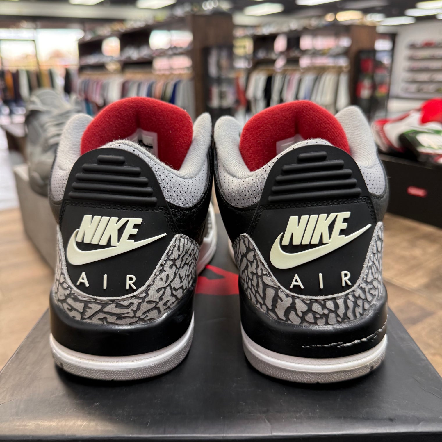 Black Cement Jordan 3 2018 (USED)