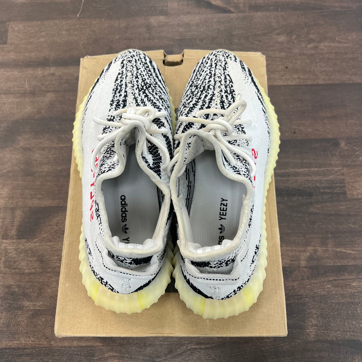 Zebra Yeezy 350