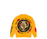 Kid Cudi CPFM For MOTM III Beautiful Trip Crewneck Yellow