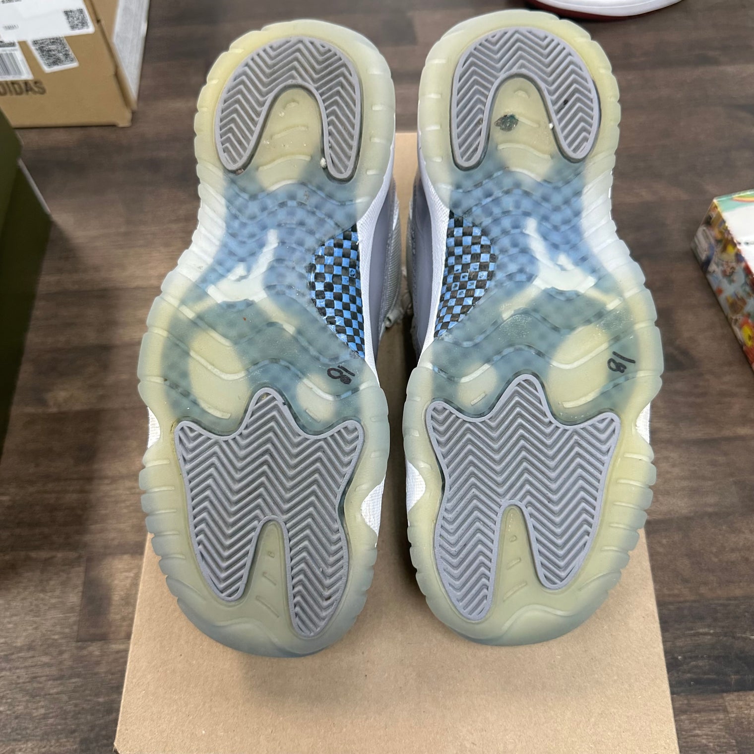 Cement Grey Jordan 11 (GS) (USED, No Box, No Insoles)