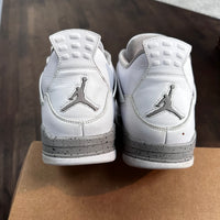 White Oreo Jordan 4 (USED,NO BOX)