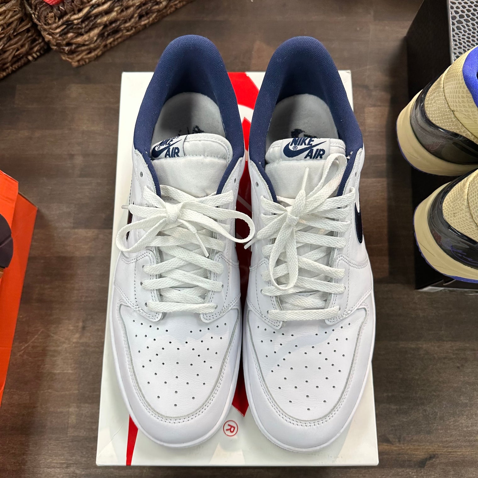 Metallic Blue Jordan 1 Retro Low 85 (USED)