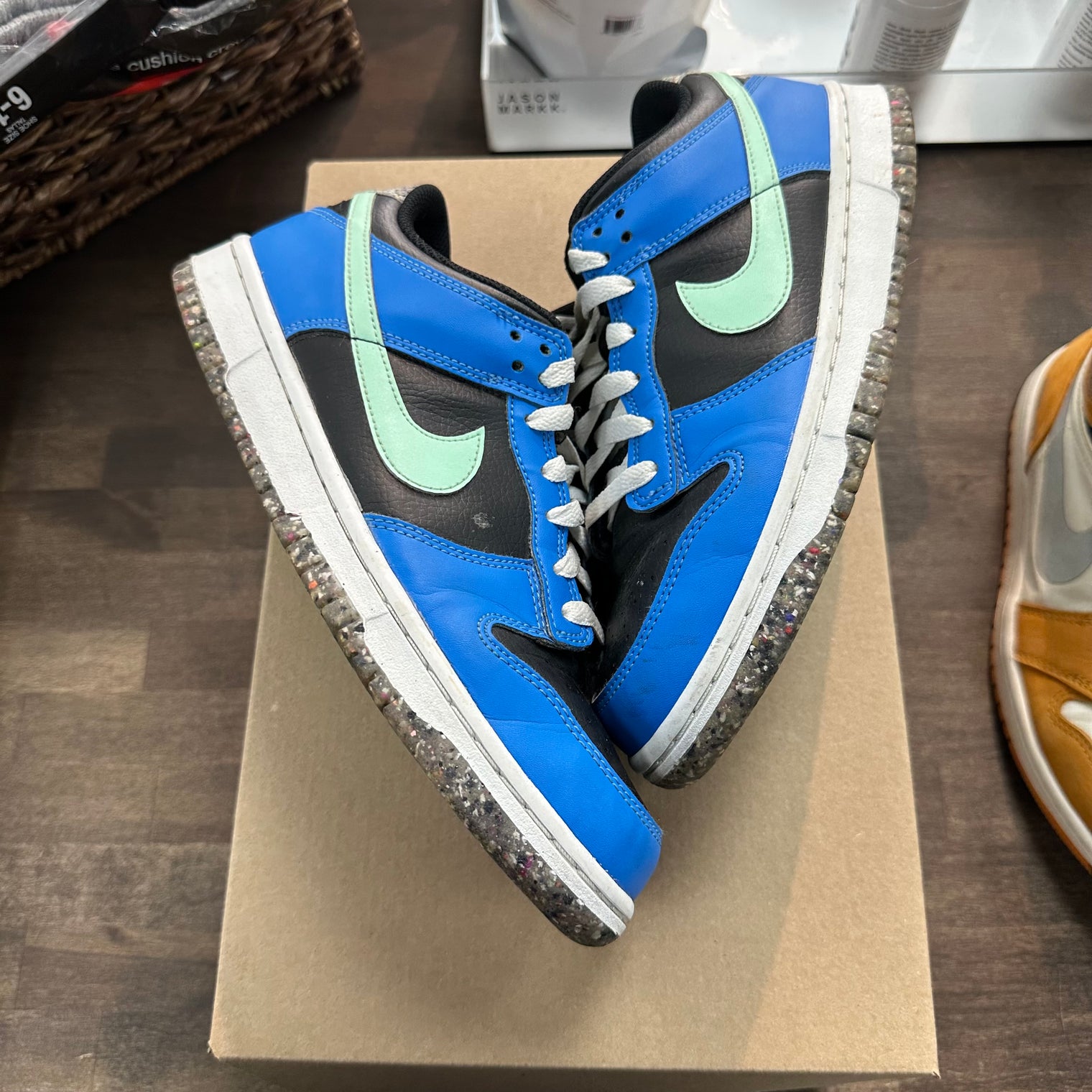 Blue Black Crater Dunk Low (GS) (USED, No Box)