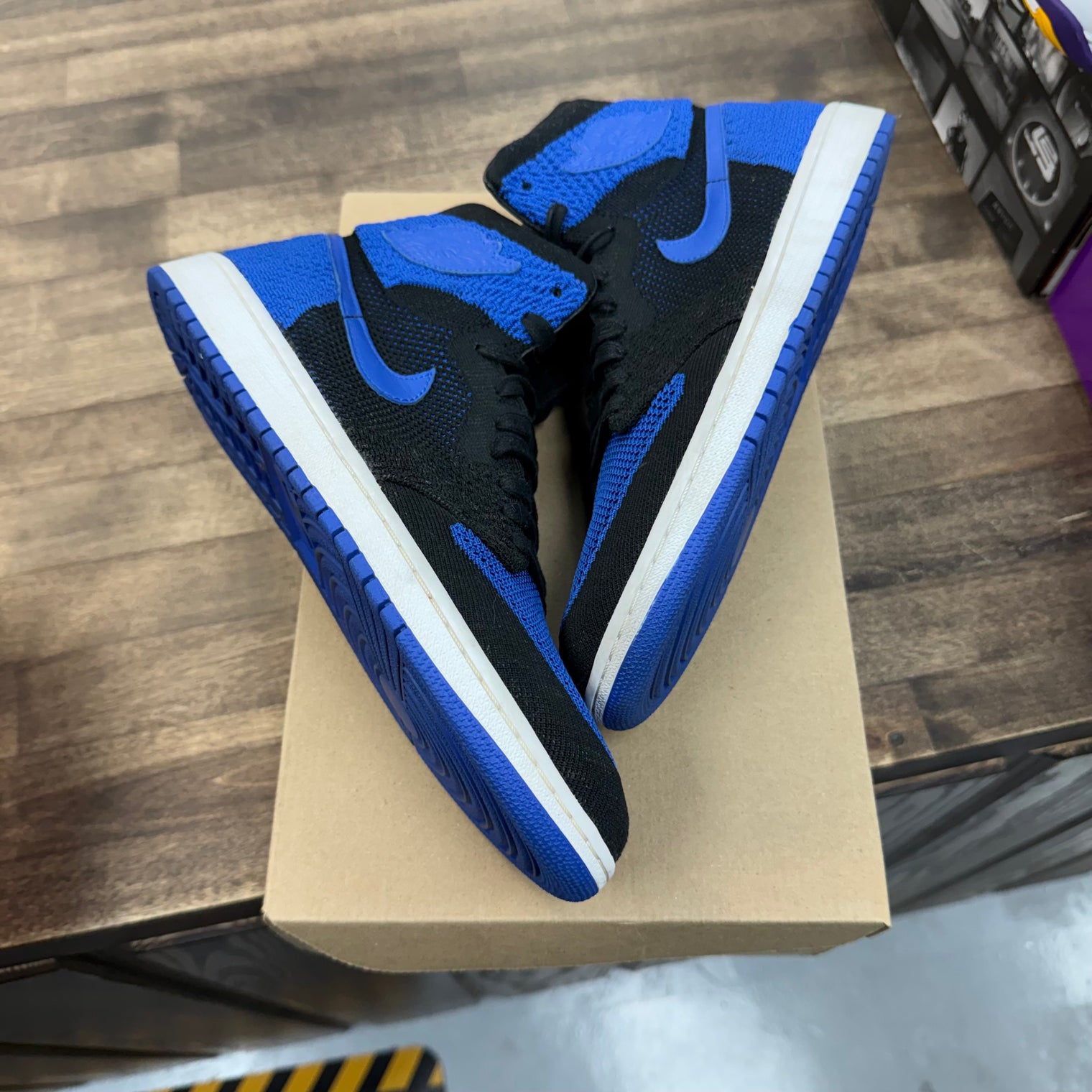 Flyknit Royal Jordan 1 High Retro (USED, No Box)