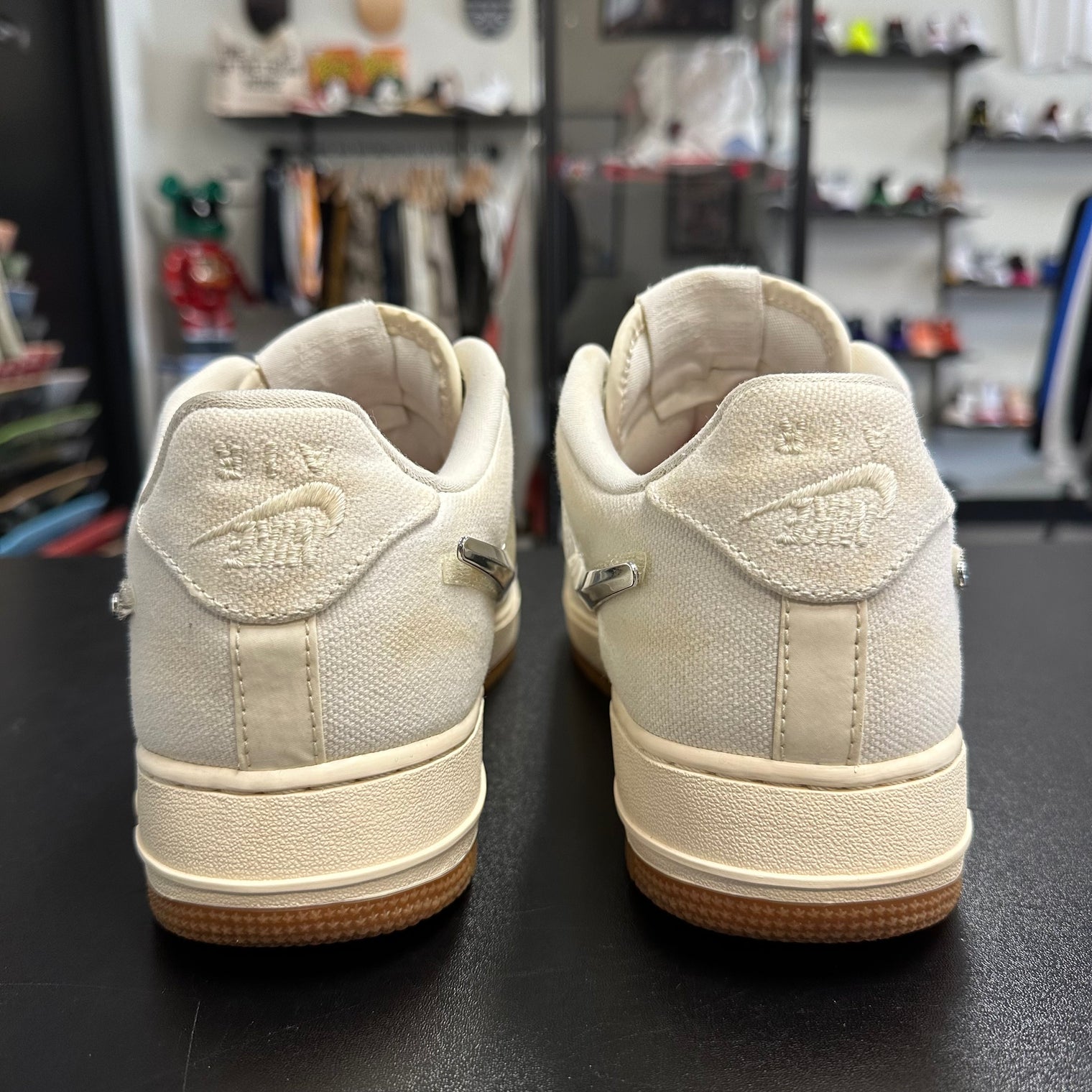 Nike Air Force 1 Low Travis Scott Sail (USED;No Box)