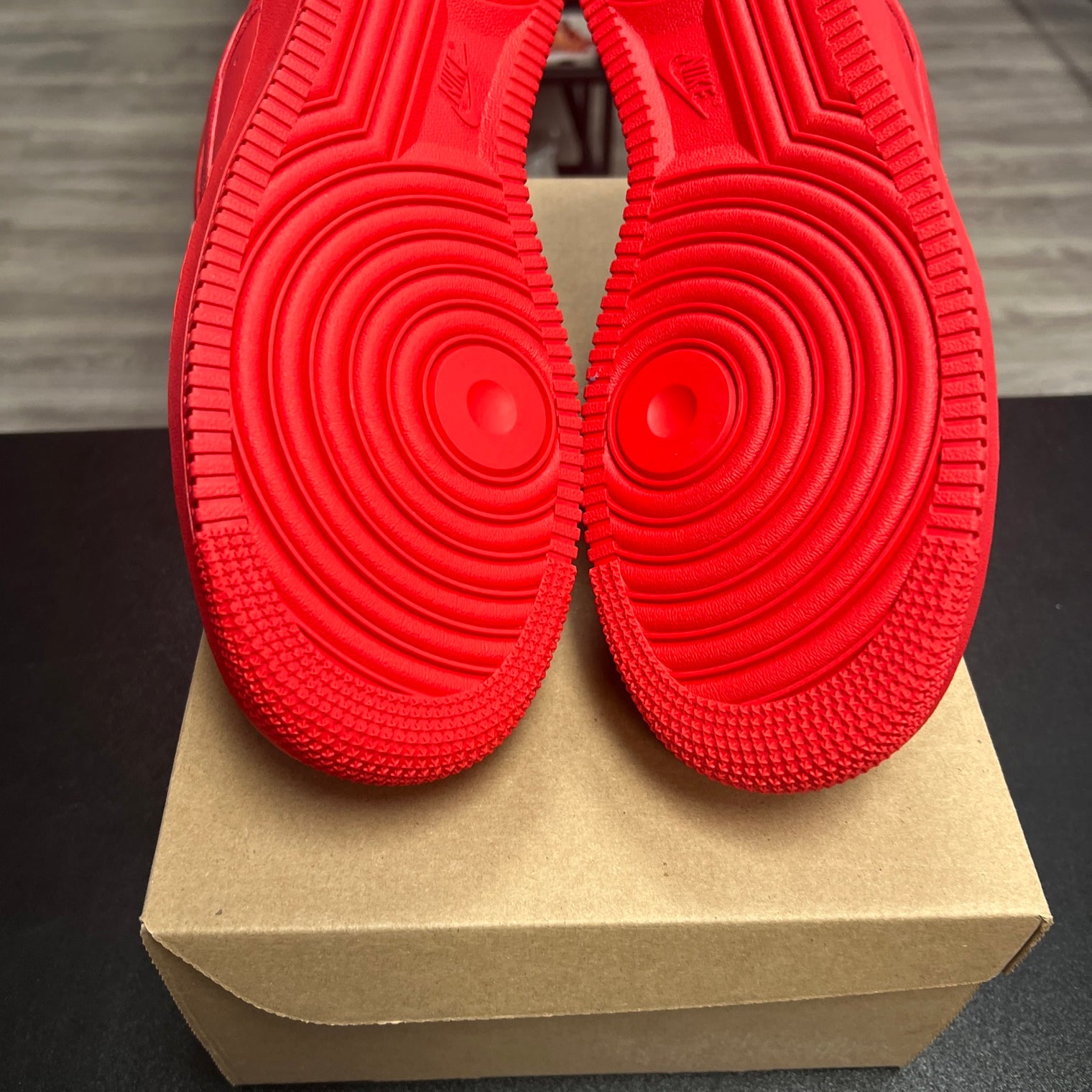 Nike Air Force 1 Low Triple Red (Tried on, no box)