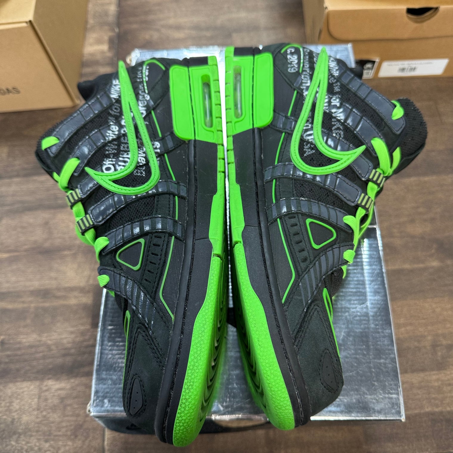 Green Strike Off-White Rubber Dunk Low (USED)