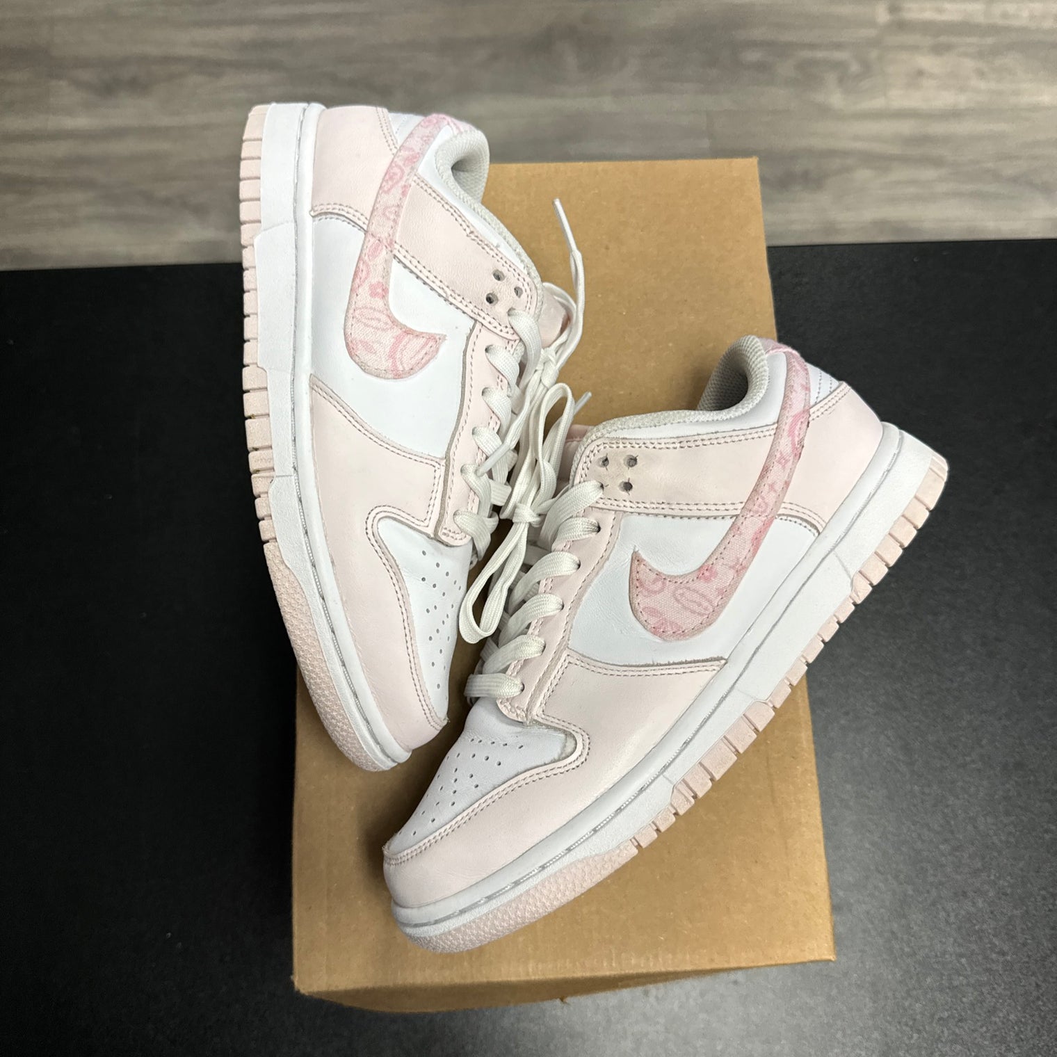 Pink Paisley Dunk Low (W) (USED, No Box)