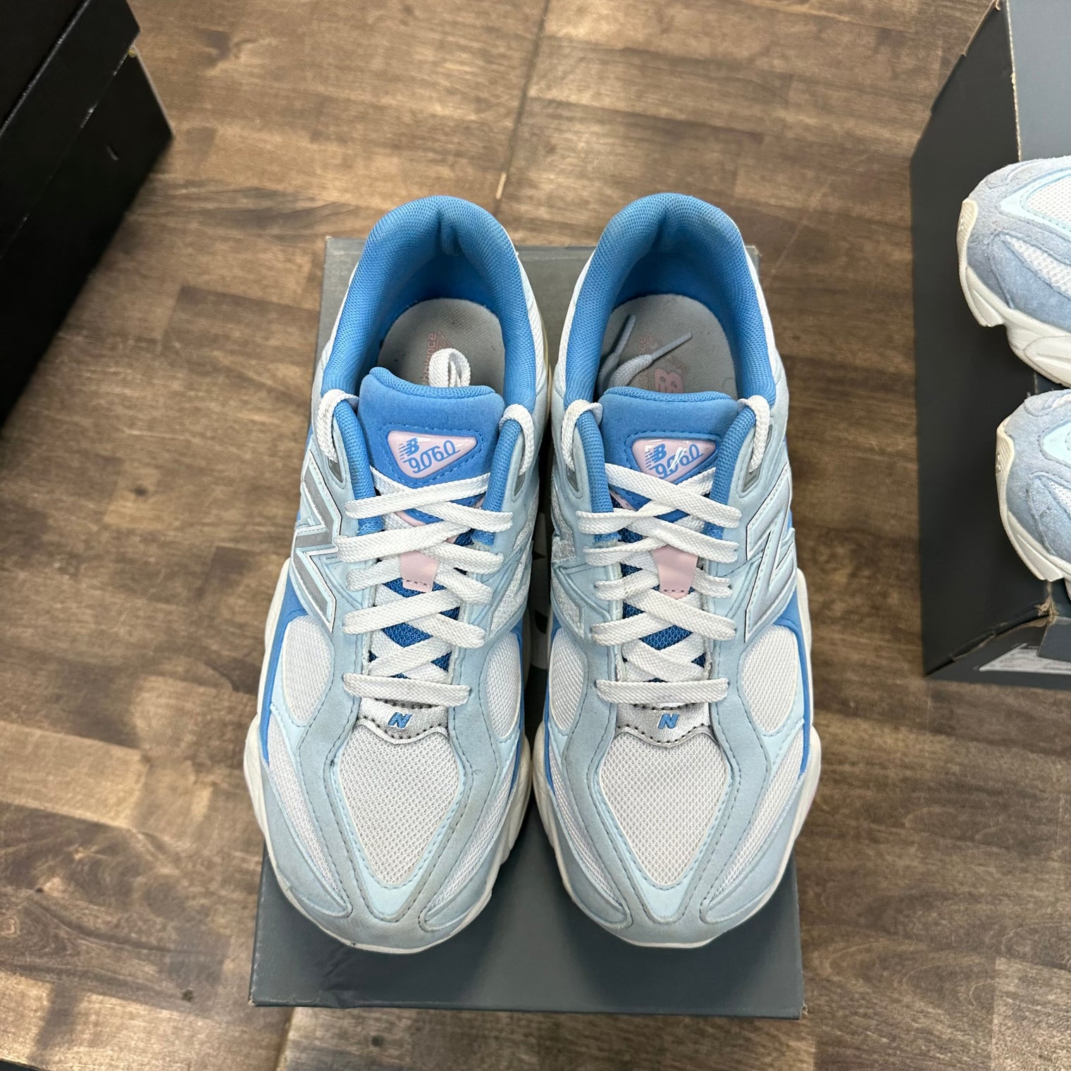 Blue White New Balance 9060 (GS) (USED)