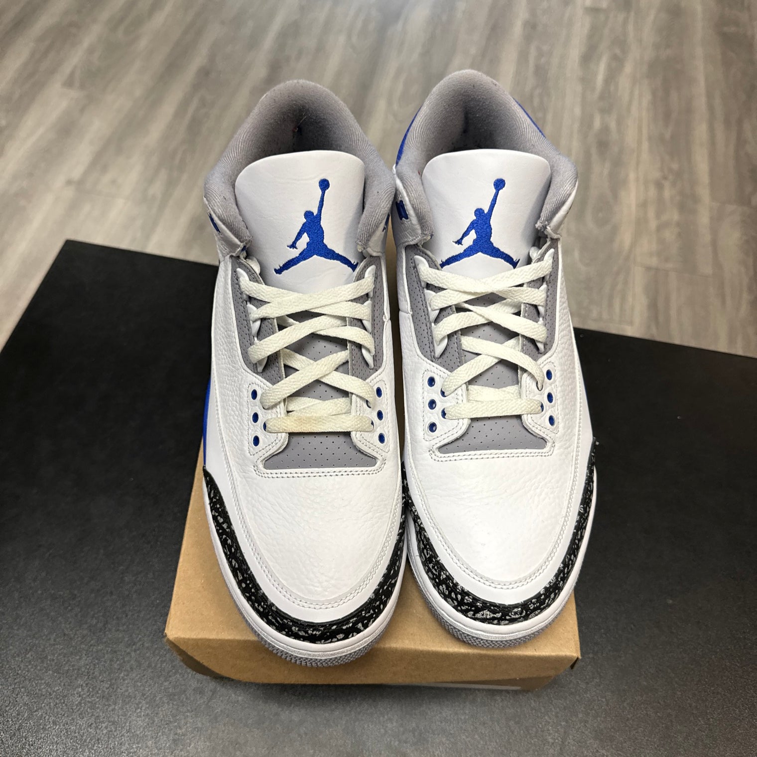 Racer Blue Jordan 3 (USED, No Box)