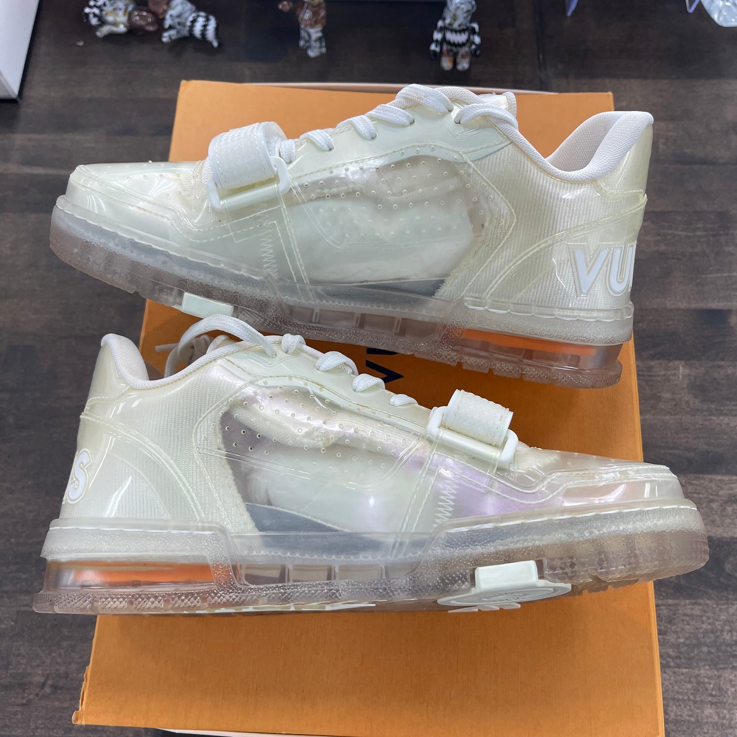 Louis Vuitton Clear Strap Trainer (USED)
