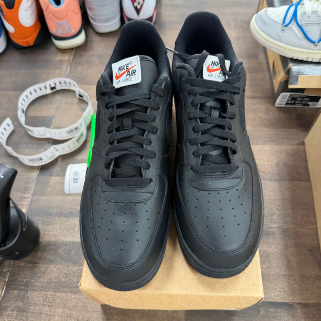 Swoosh Pack Black Nike Air Force 1 Low (USED, No Box)