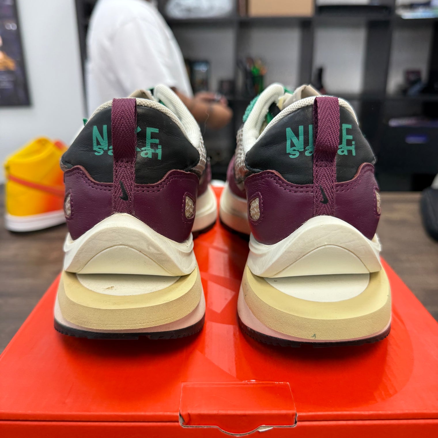 Sacai Villain Red Neptune Green Vaporwaffle (USED)