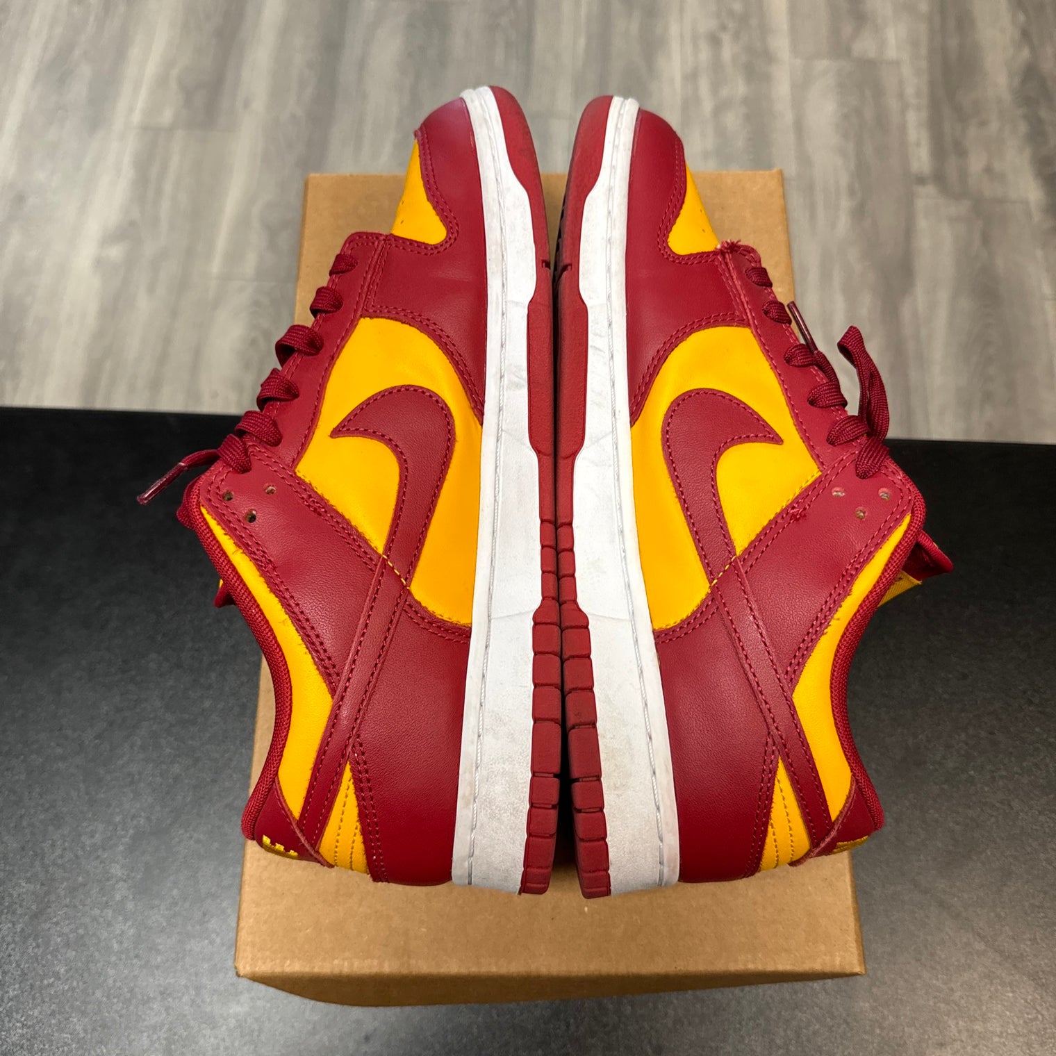 Midas Gold Nike Dunk Low (USED;NO BOX)