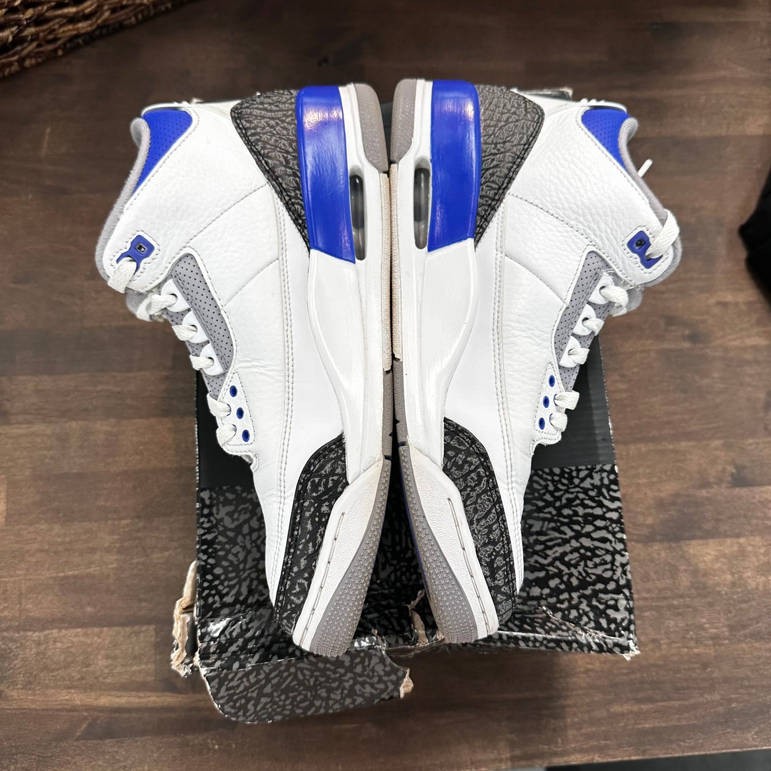 Racer Blue Jordan 3 (USED)