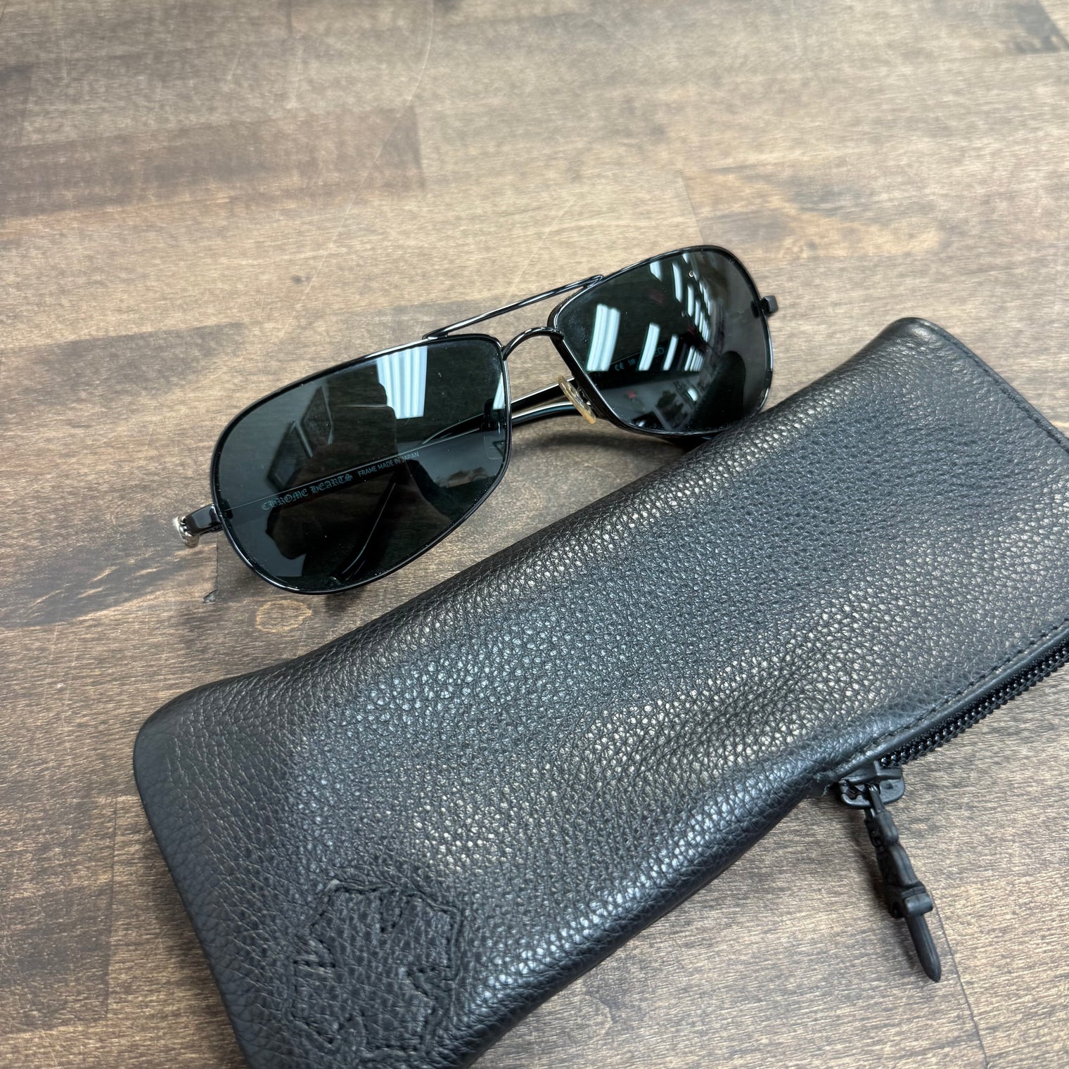 Chrome Hearts Frames Bone Aviator (USED)