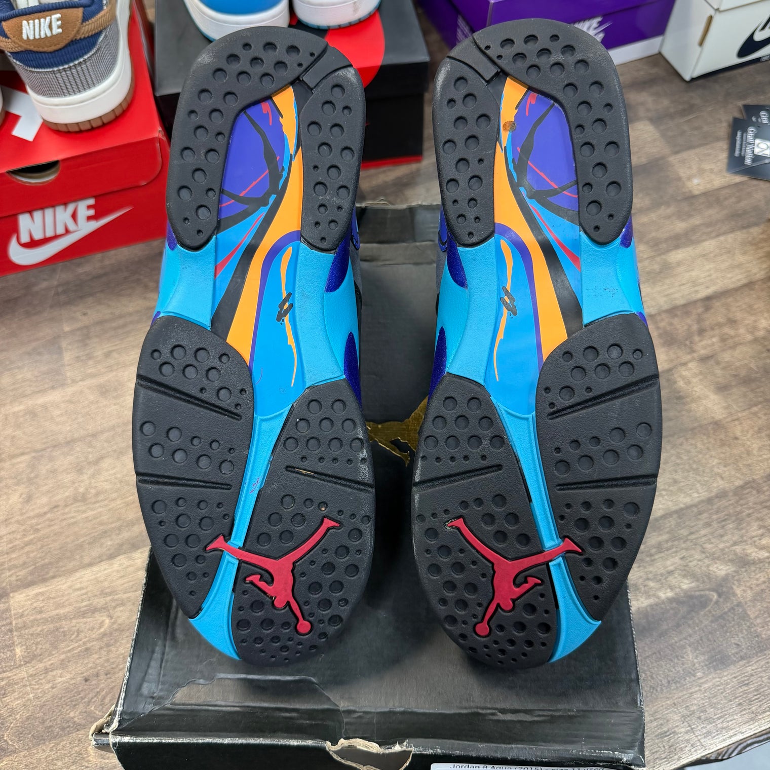 Aqua Jordan 8 Retro (2015) (USED)
