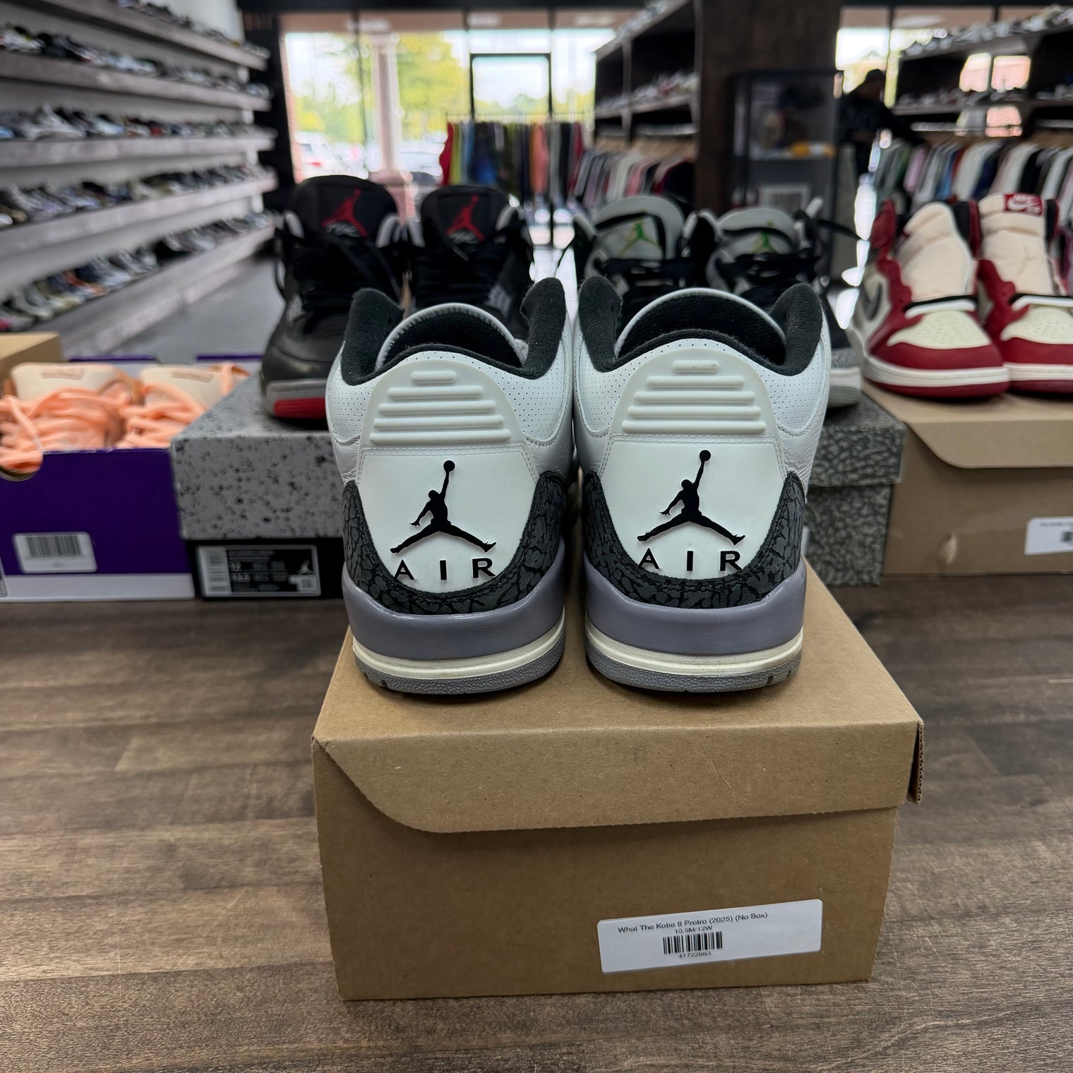 Cement Grey Jordan 3 Retro (USED,No Box)