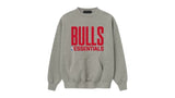 Fear of God Essentials Bulls Sport Crewneck Concrete Heather