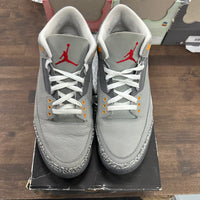 Cool Grey Jordan 3 (USED, No Box)