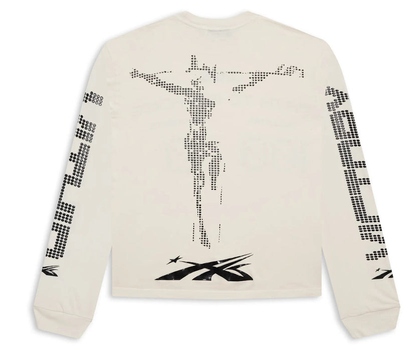 Hellstar Scoreboard White L/S Tee