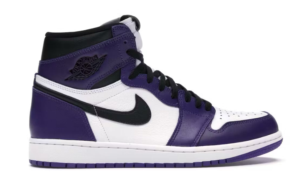 Court Purple White Jordan 1 Retro High