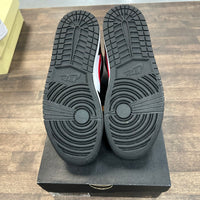 White Black Red Jordan 1 Mid (2022) (USED)
