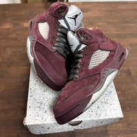 Burgundy Jordan 5 (USED)