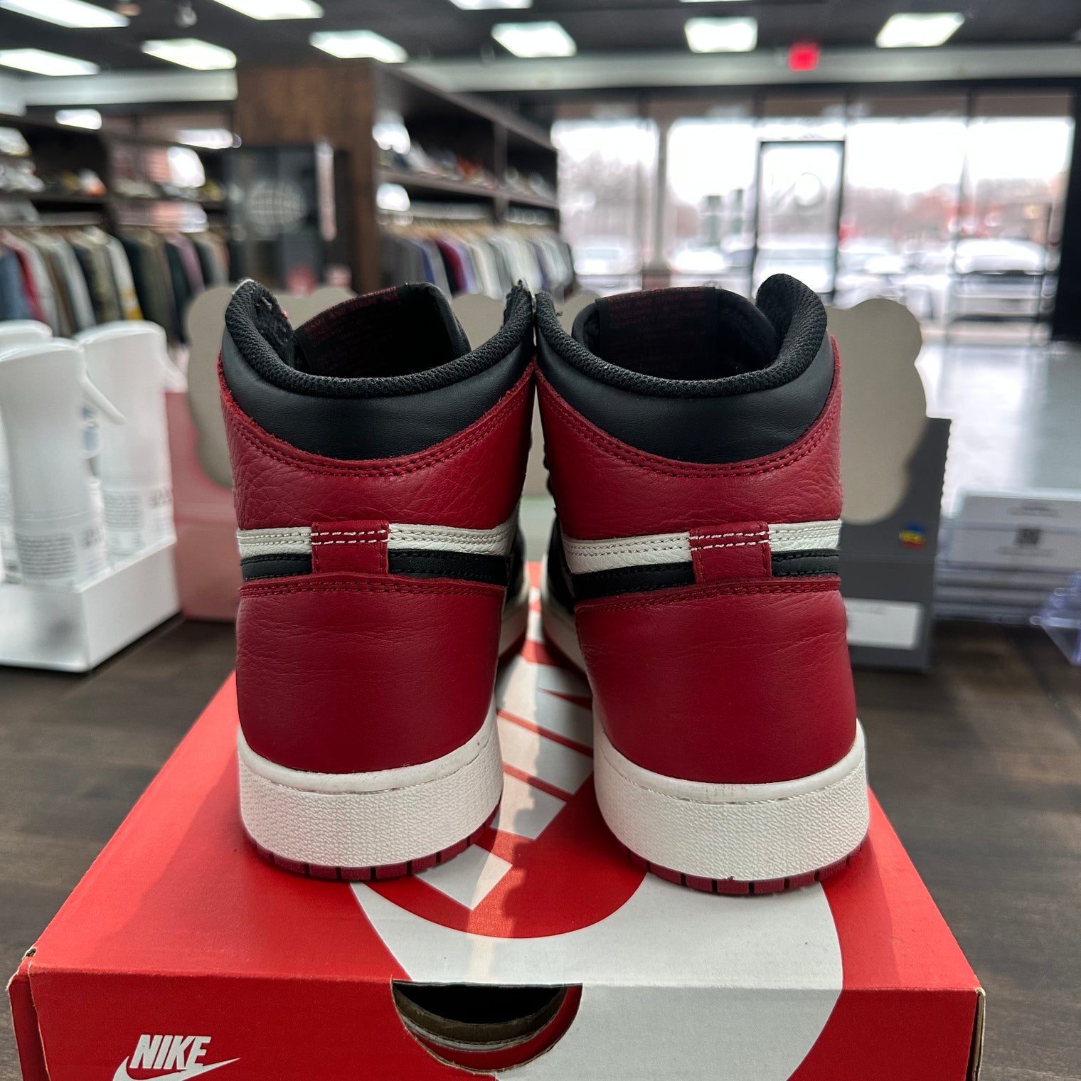 Bred Toe Jordan 1 High (GS) (USED, No Box)