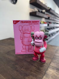 Kaws Cereal Monster Franken Berry Figure (Displayed)